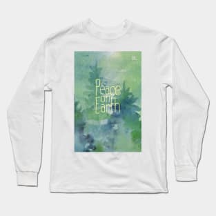 Merry Christmas Peace On Earth Long Sleeve T-Shirt